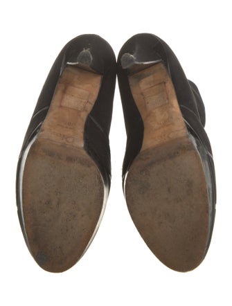 Christian Dior Suede Lace-Up Boots