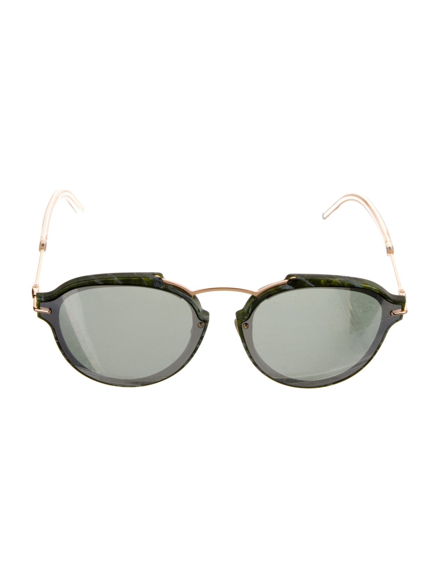 Christian Dior Wayfarer Mirrored Sunglasses