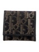 Christian Dior Coin Purse Diorissimo Pattern Compact Wallet