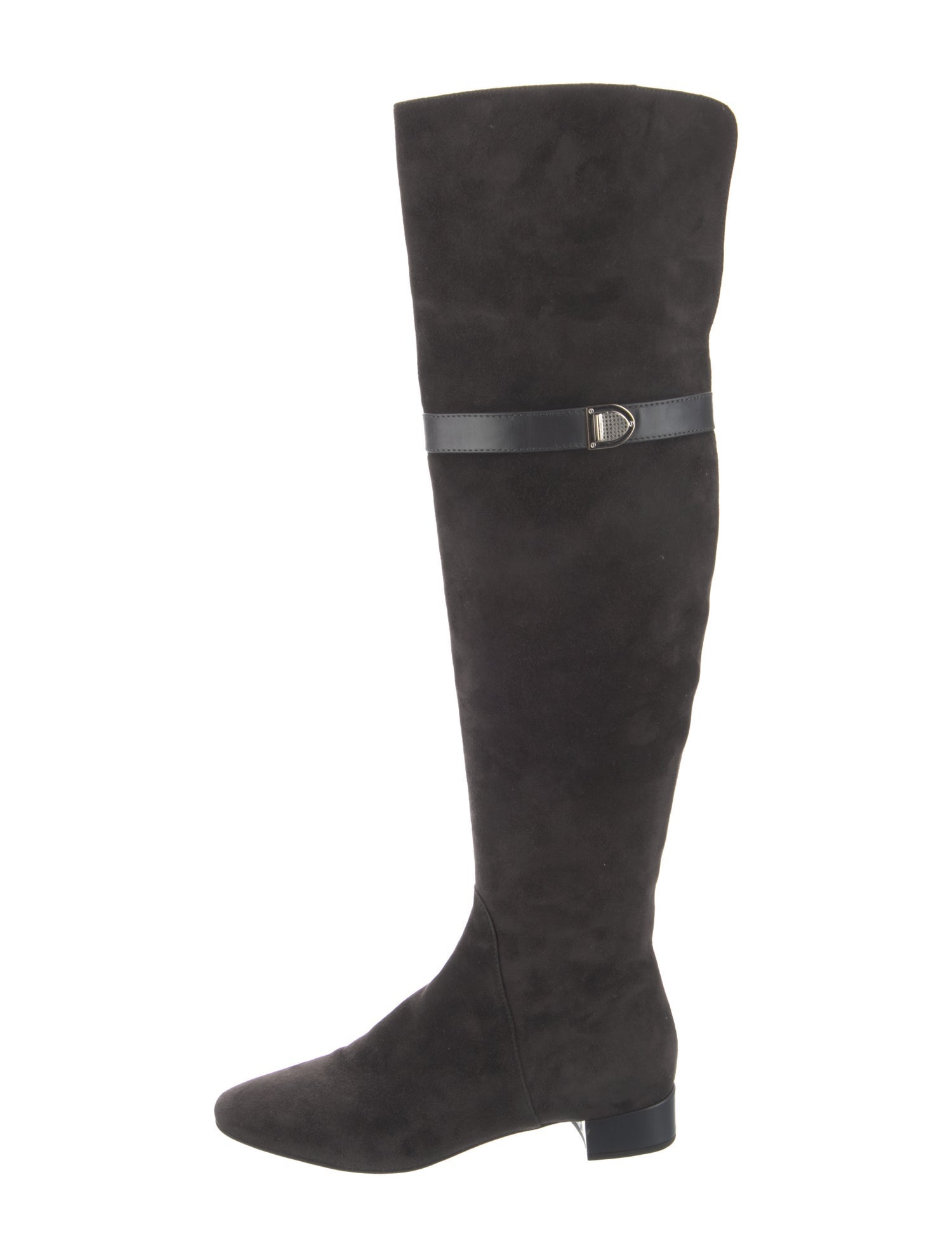 Christian Dior Suede Leather Trim Embellishment Boots