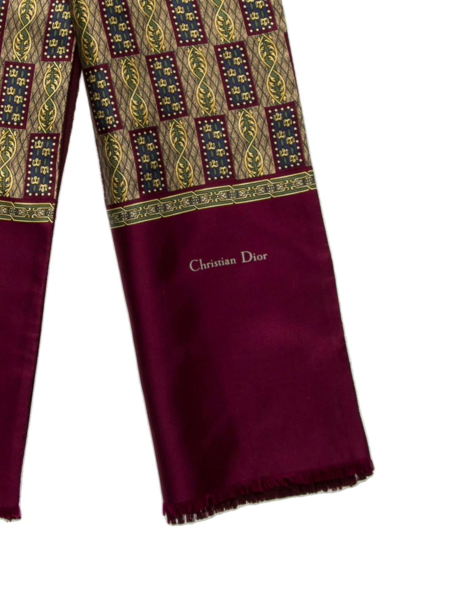 Christian Dior Silk Vintage Scarf