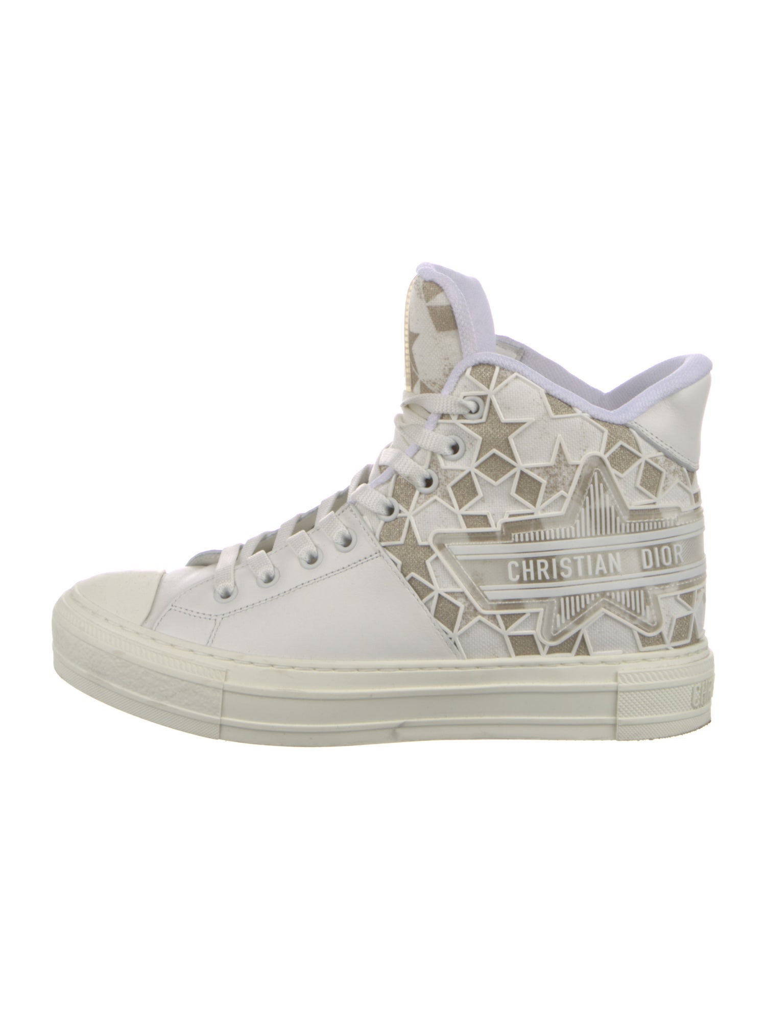Christian Dior Walk'N'Dior 'Stars' Wedge Sneakers