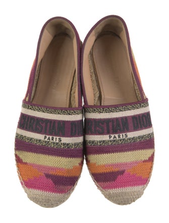 Christian Dior Canvas Printed Espadrilles