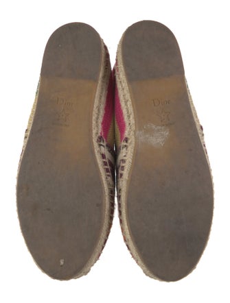 Christian Dior Canvas Printed Espadrilles