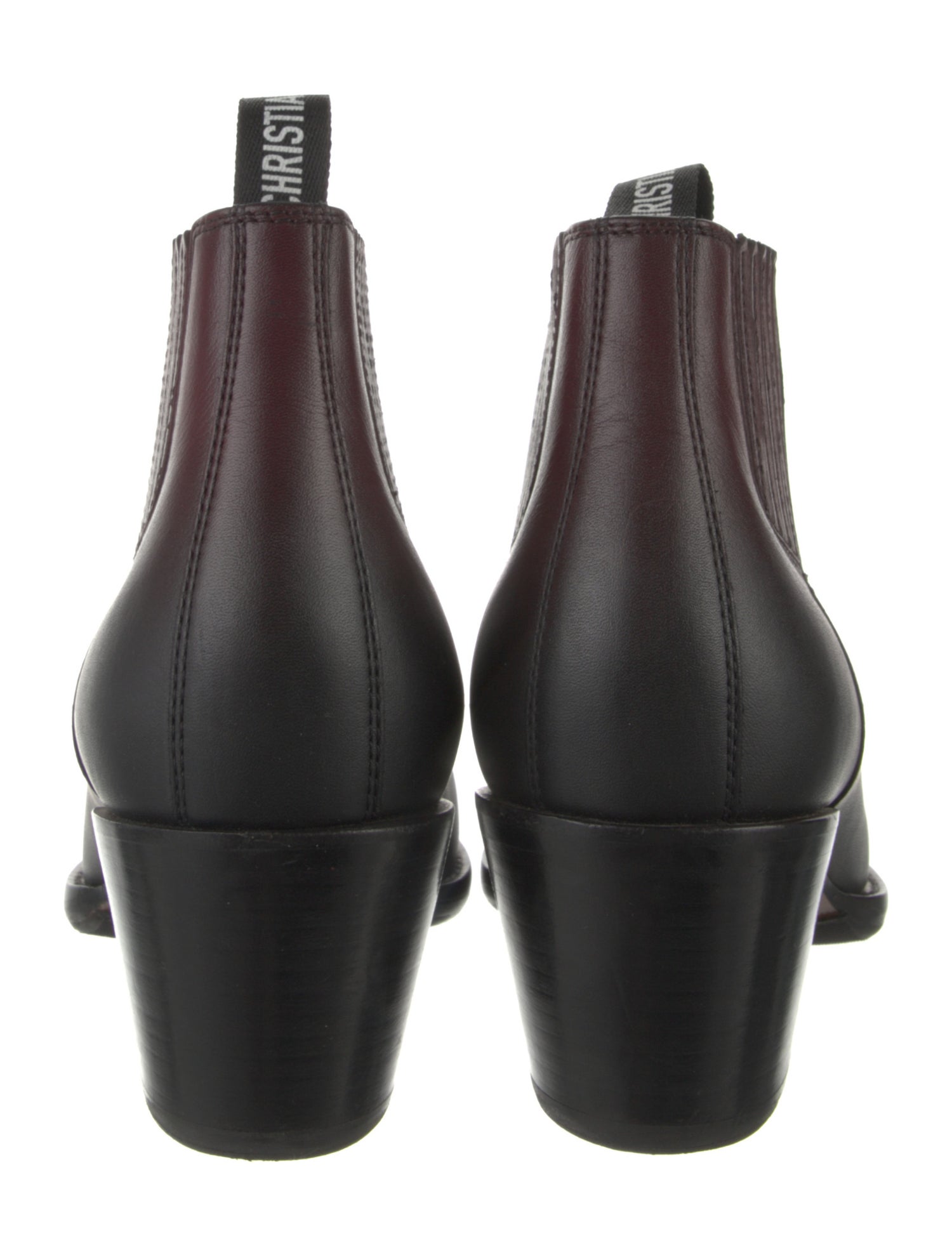 Christian Dior Leather Western Boots