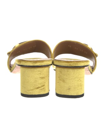 Christian Dior Velvet Slides