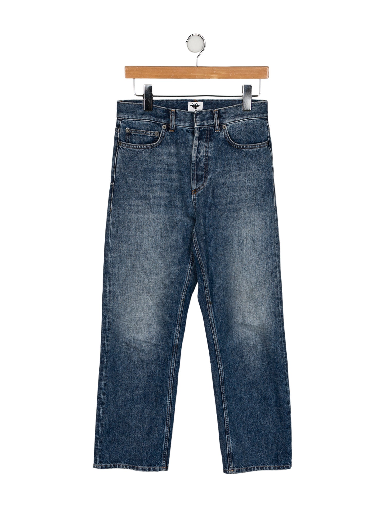 Christian Dior High-Rise Straight Leg Jeans