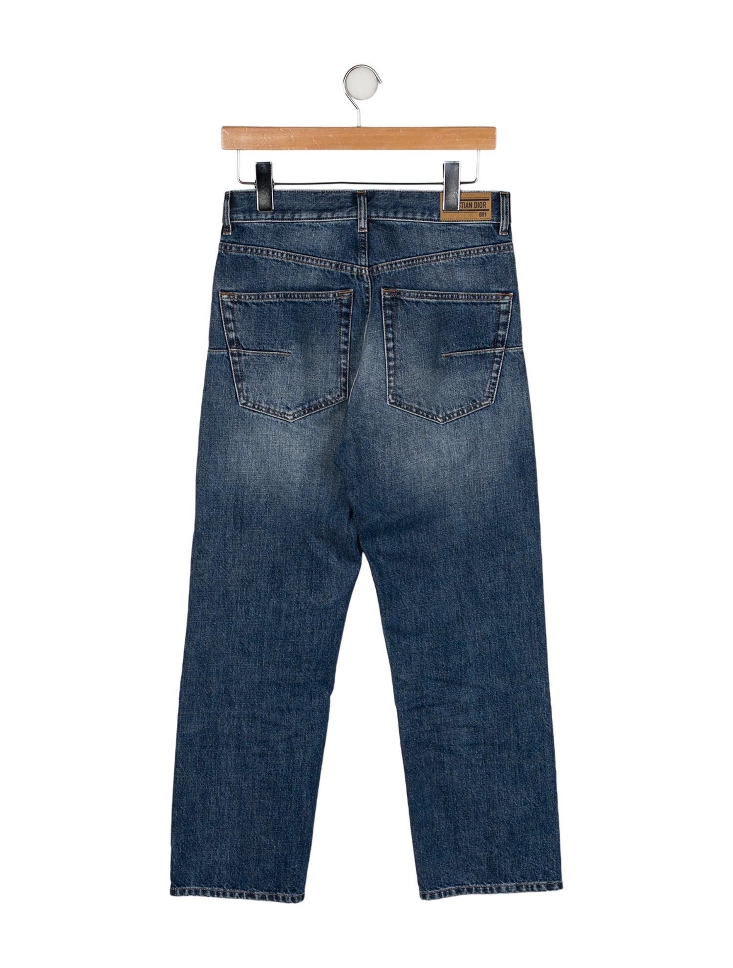 Christian Dior High-Rise Straight Leg Jeans