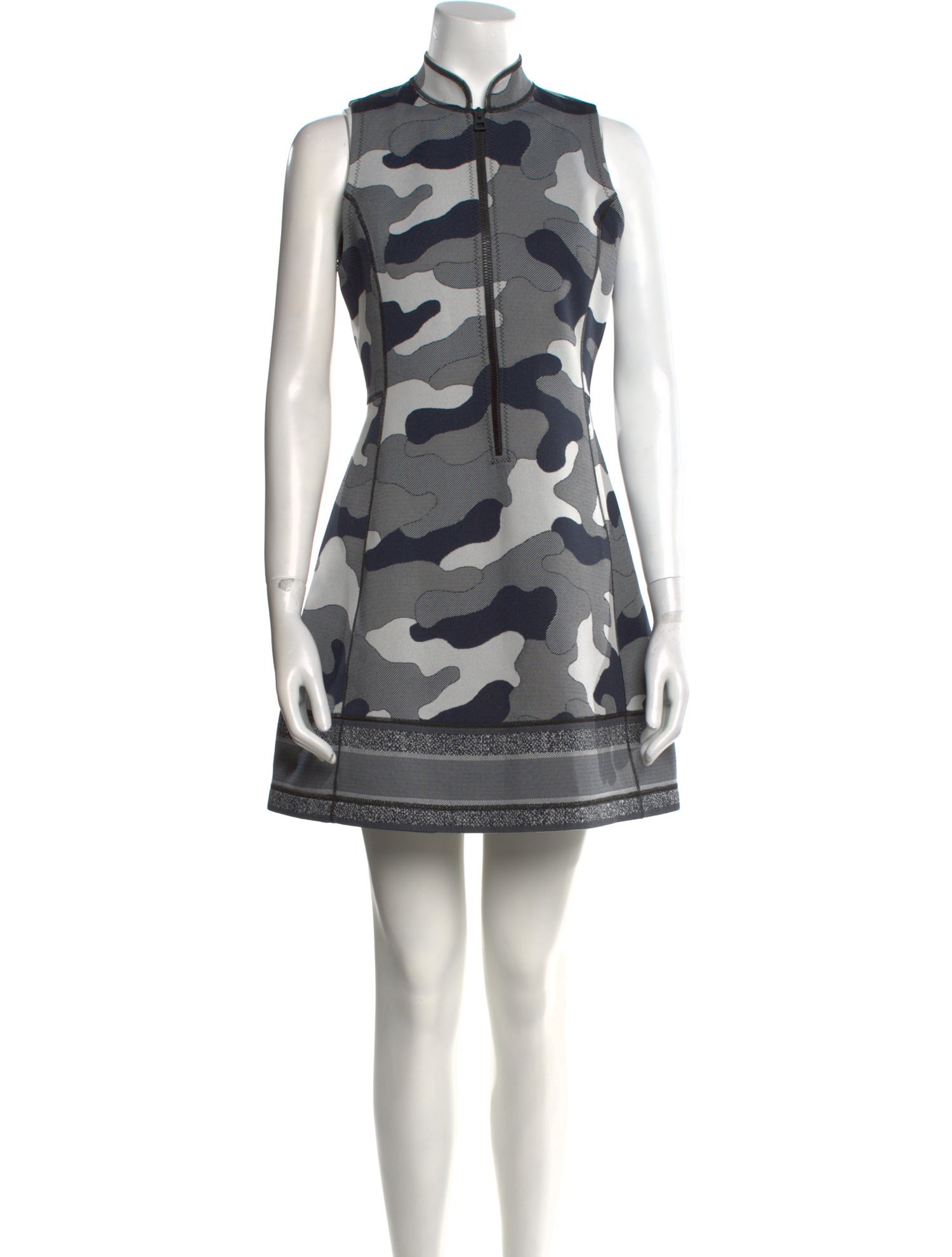 Christian Dior Camouflage Print Mini Dress