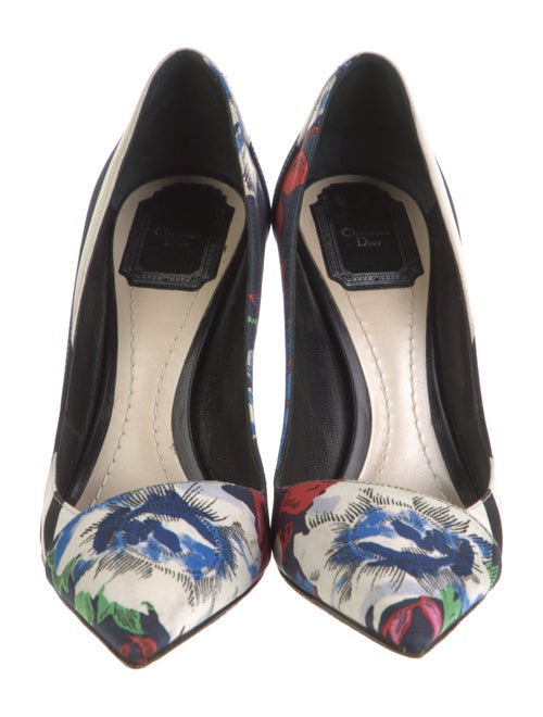 Christian Dior Printed Slingback Pumps