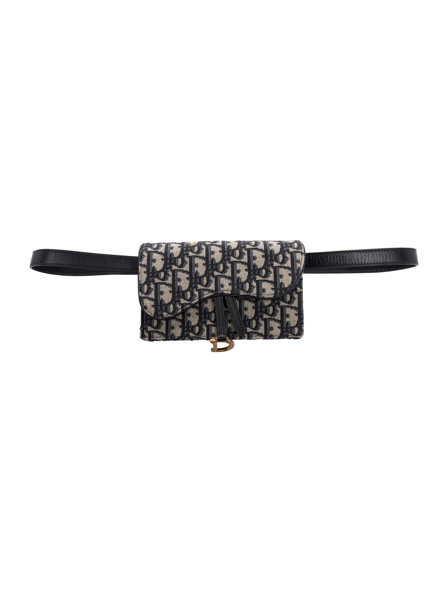 Christian Dior Oblique Jacquard Saddle Waist Bag 2022