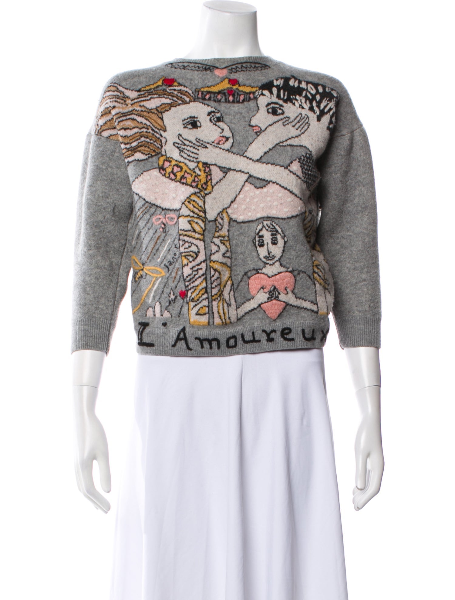 Christian Dior Wool Printed Sweater
