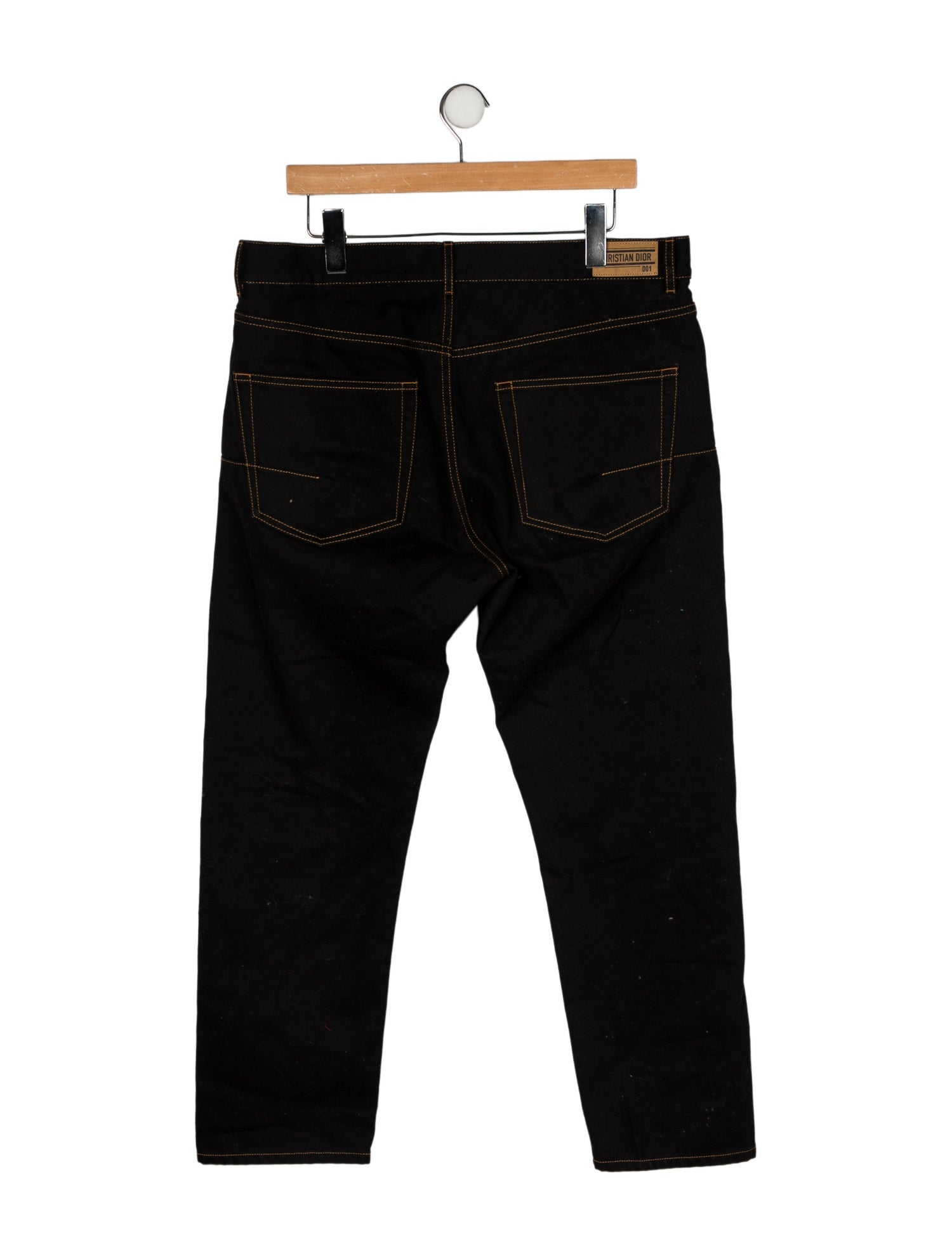 Christian Dior High-Rise Straight Leg Jeans