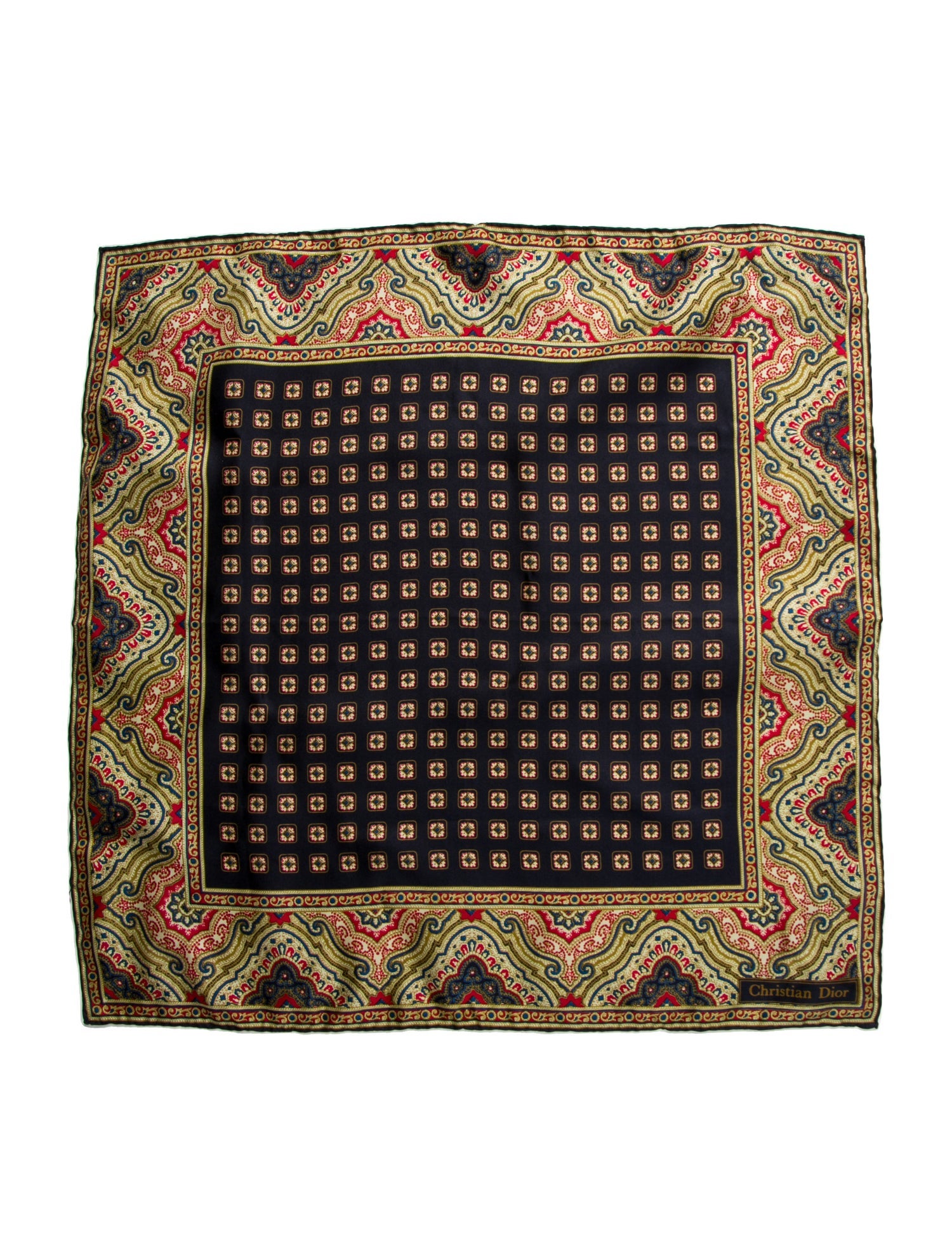 Christian Dior Silk Printed Scarf