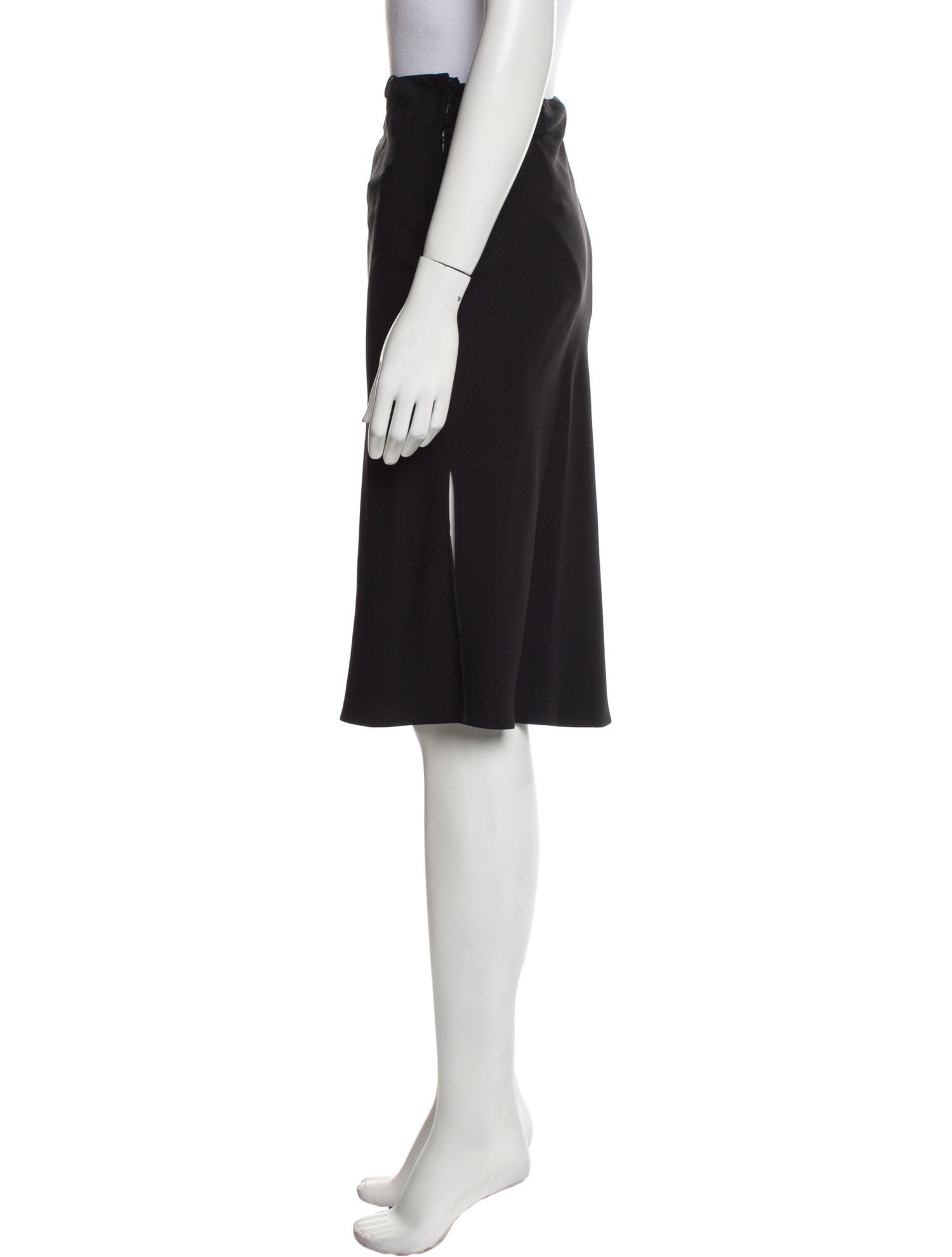 Christian Dior Virgin Wool Knee-Length Skirt