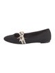 Christian Dior Printed Bow Accents Mary Jane Flats