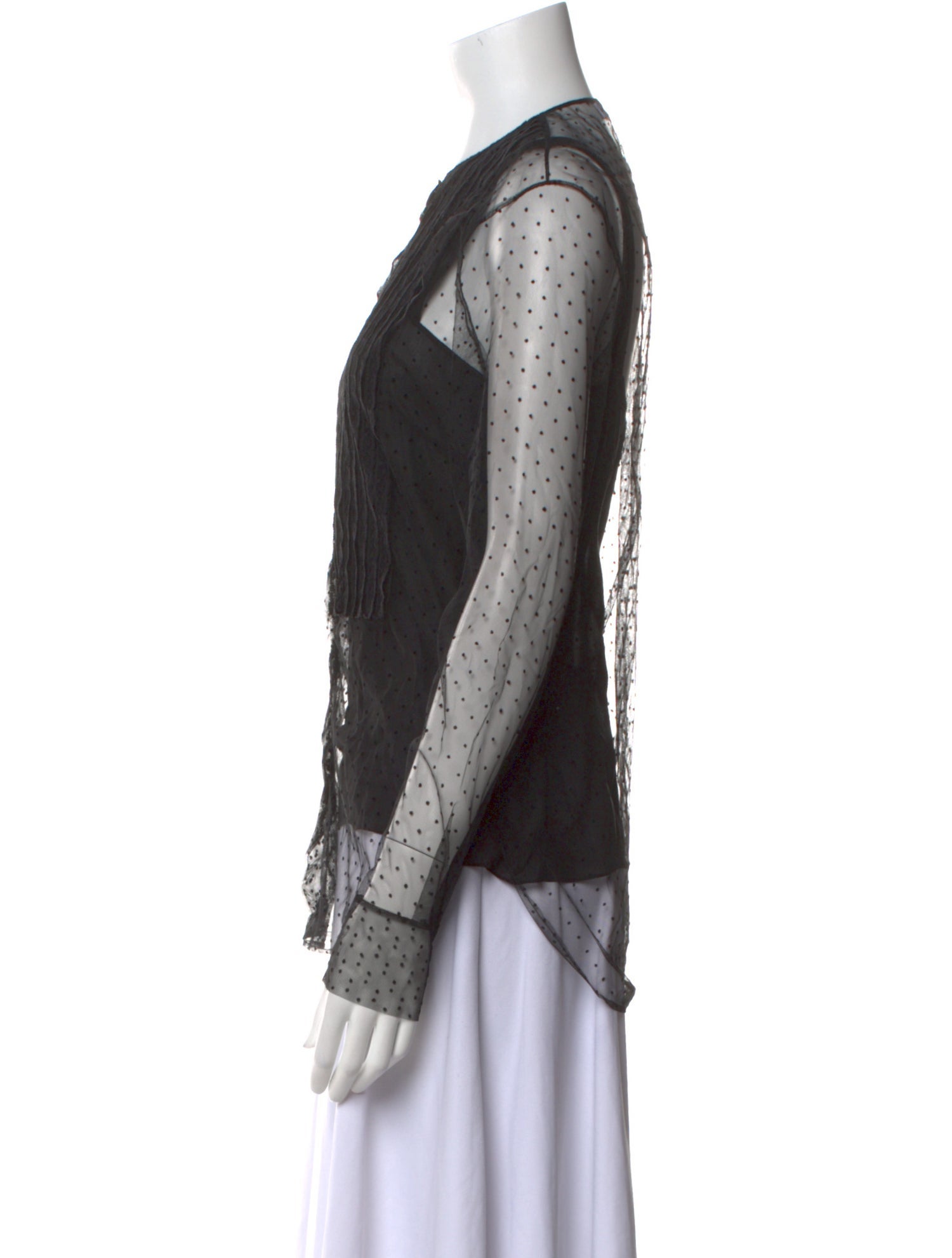 Christian Dior 2018 Silk Button-Up Top