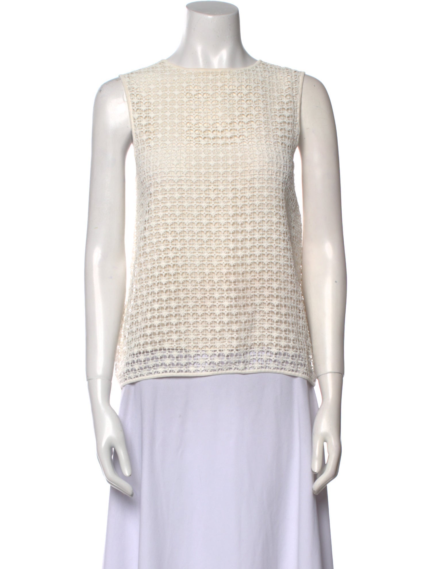 Christian Dior 2014 Lace Pattern Top