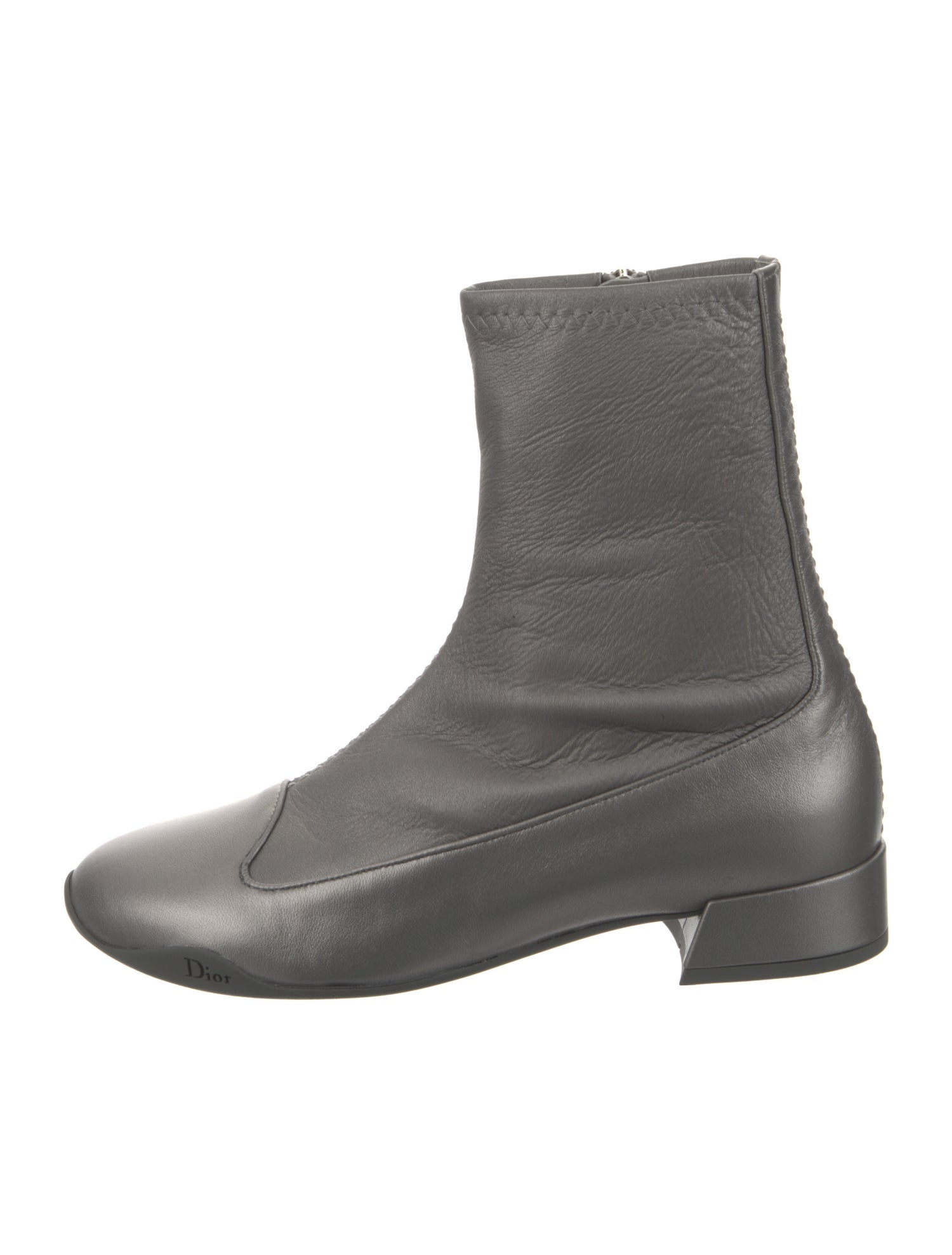 Christian Dior Leather Sock Boots w/ Tags