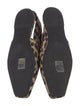 Christian Dior Animal Print Slingback Flats