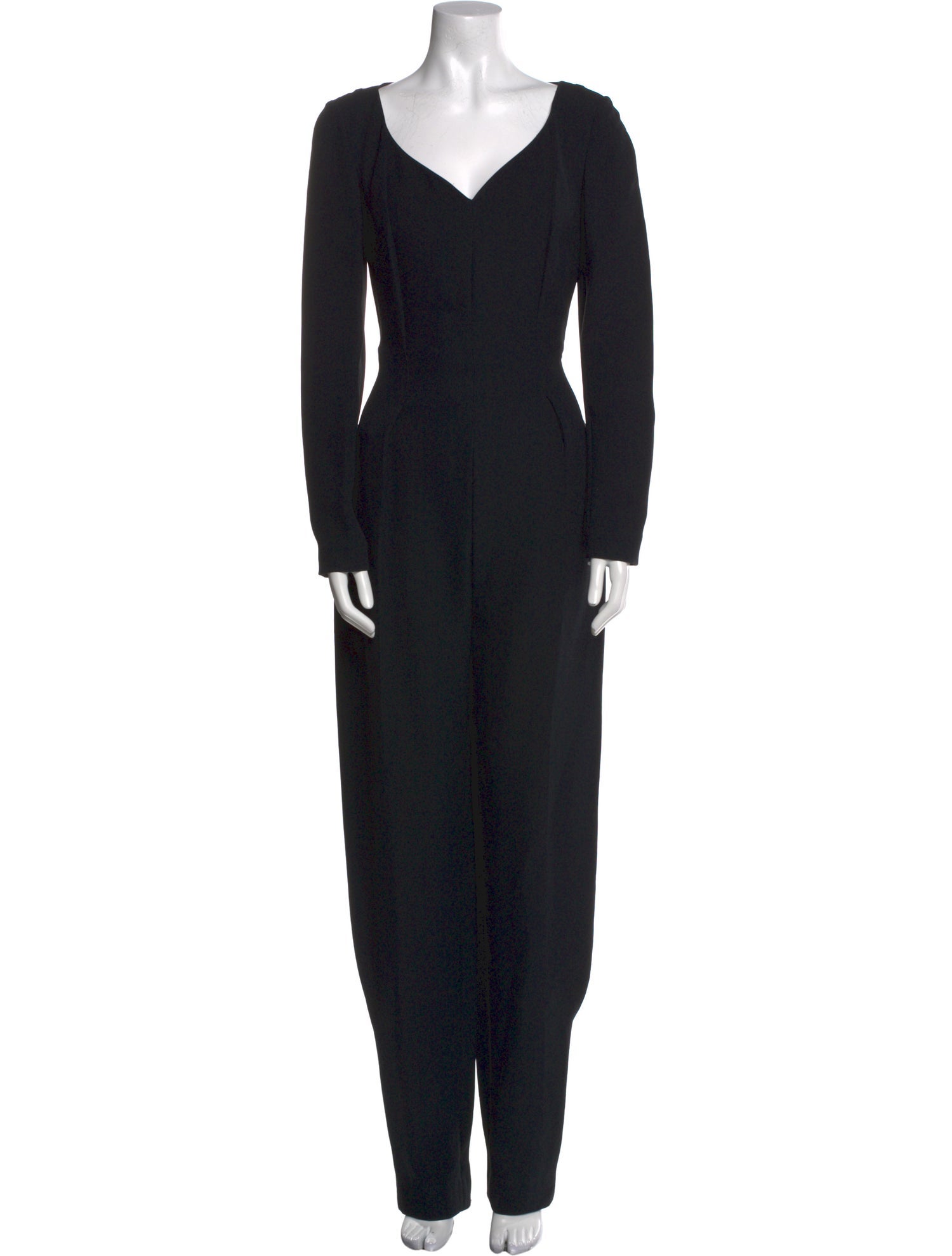 Christian Dior Silk V-Neck Jumpsuit
