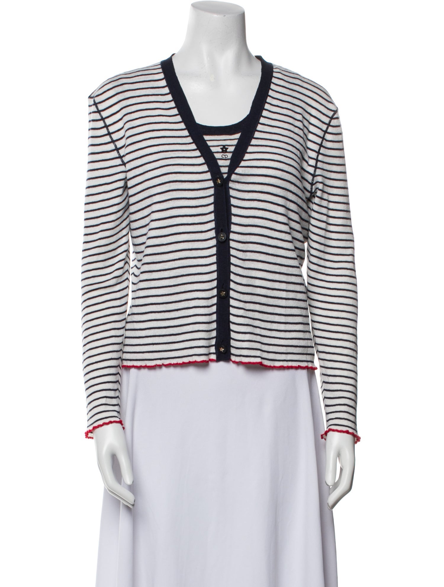 Christian Dior Linen Striped Set