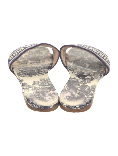 Christian Dior Jacquard Printed Slides