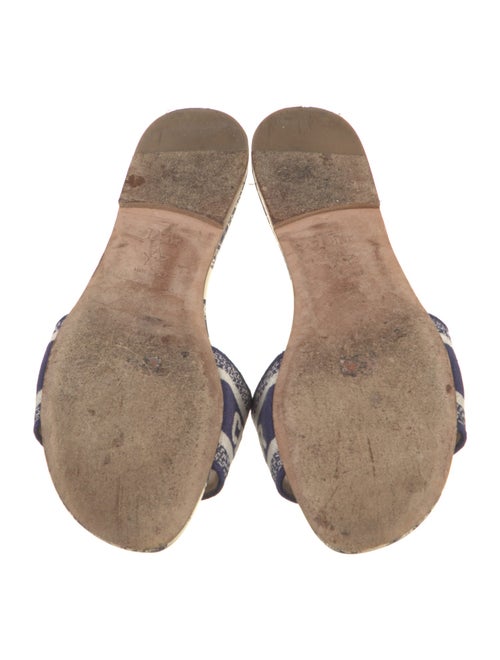 Christian Dior Jacquard Printed Slides