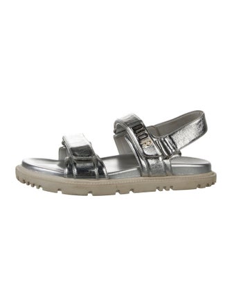 Christian Dior Leather Slingback Sandals