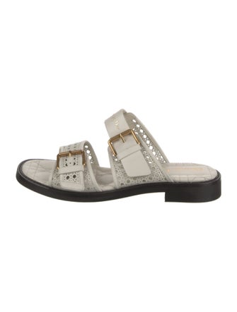 Christian Dior D-Avenue Cannage Pattern Slides