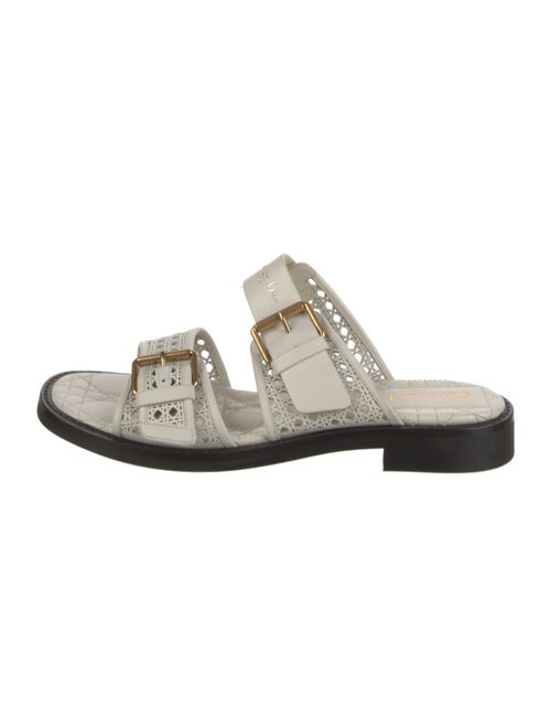 Christian Dior D-Avenue Cannage Pattern Slides