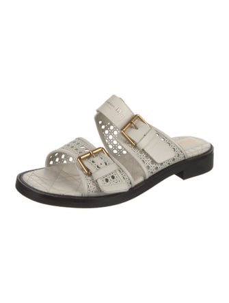 Christian Dior D-Avenue Cannage Pattern Slides