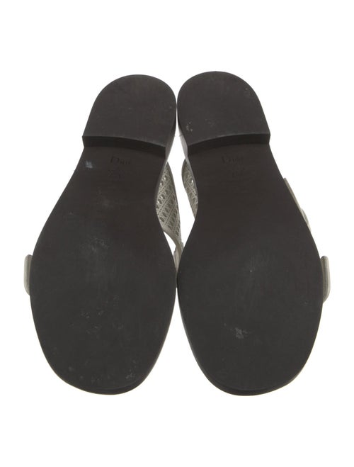 Christian Dior D-Avenue Cannage Pattern Slides