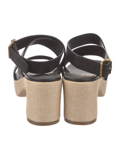 Christian Dior Leather Printed Espadrilles