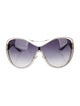 Christian Dior Indinight 2 Zucchino FF Logo Sunglasses