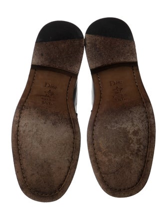 Christian Dior Leather Loafers