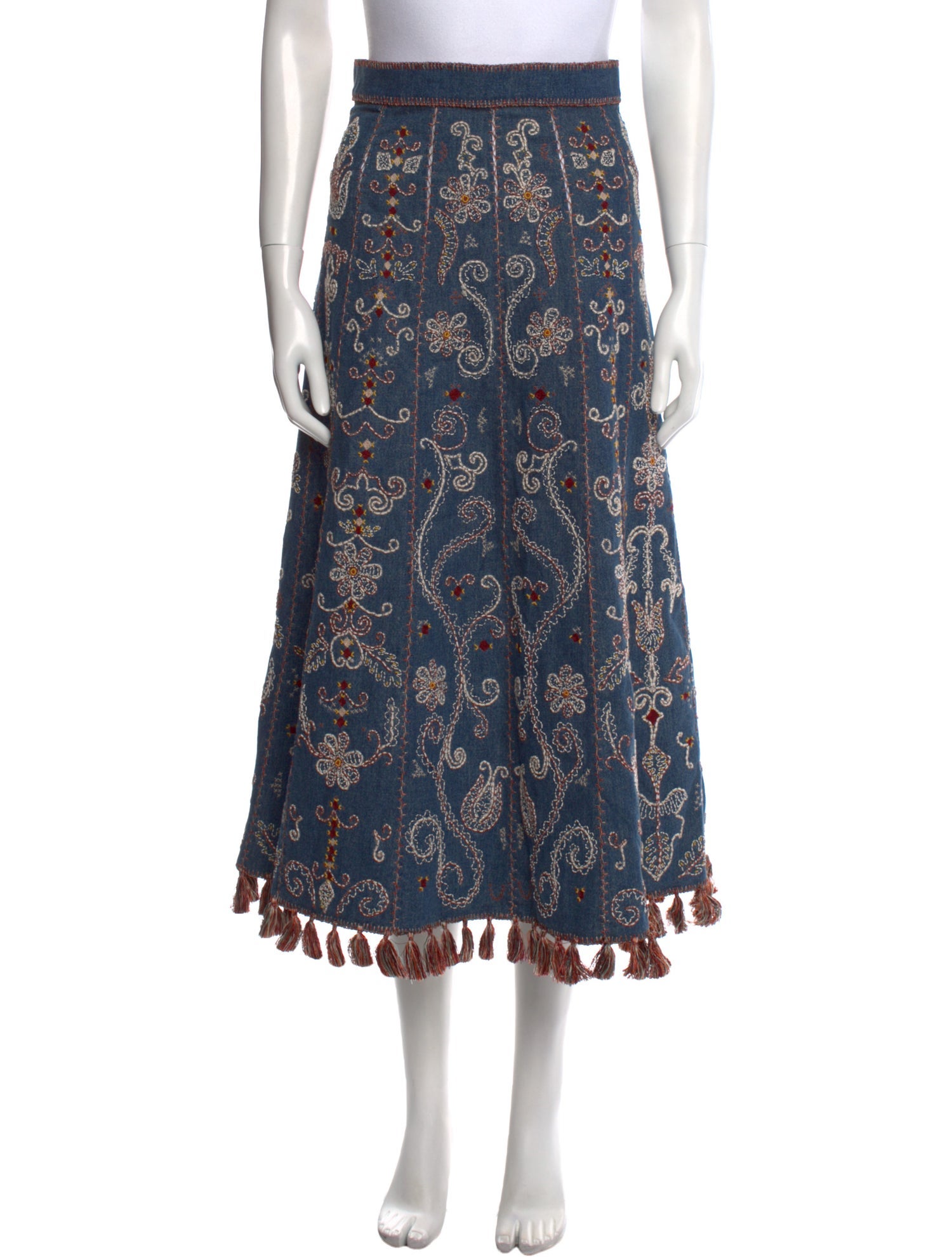 Christian Dior Printed Midi Length Skirt