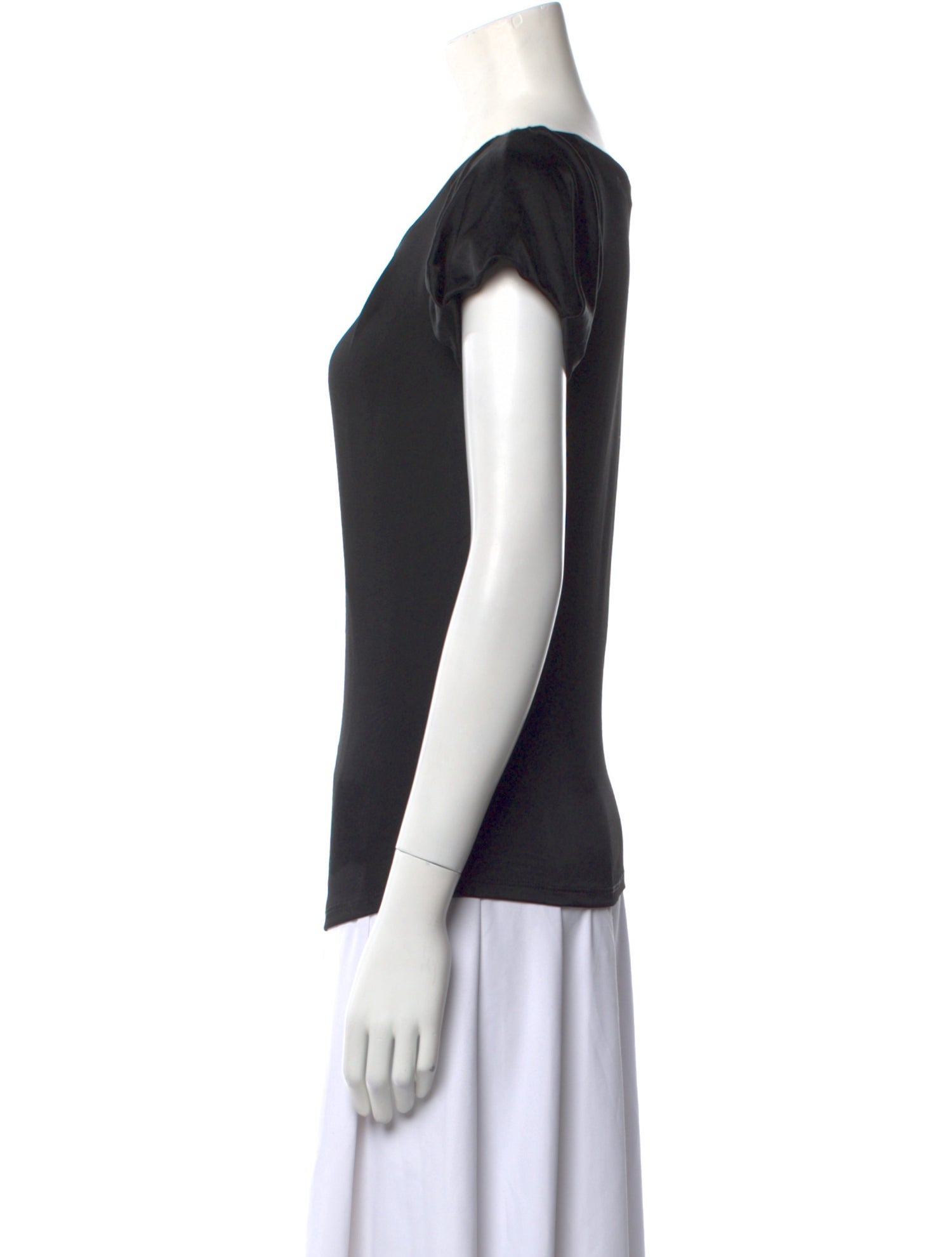 Christian Dior Wool Scoop Neck T-Shirt