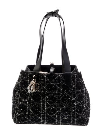 Christian Dior Tweed Cannage Toujours Medium 2024