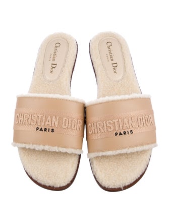 Christian Dior Leather Slides
