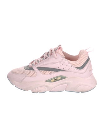 DIOR MEN B22 'Pink Reflective Grey' Chunky Sneakers