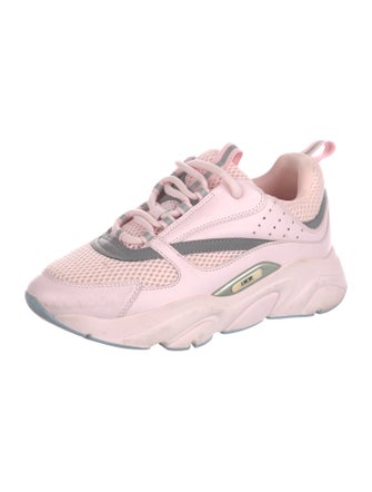 DIOR MEN B22 'Pink Reflective Grey' Chunky Sneakers