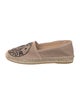 Christian Dior Embroidered Accent Espadrilles