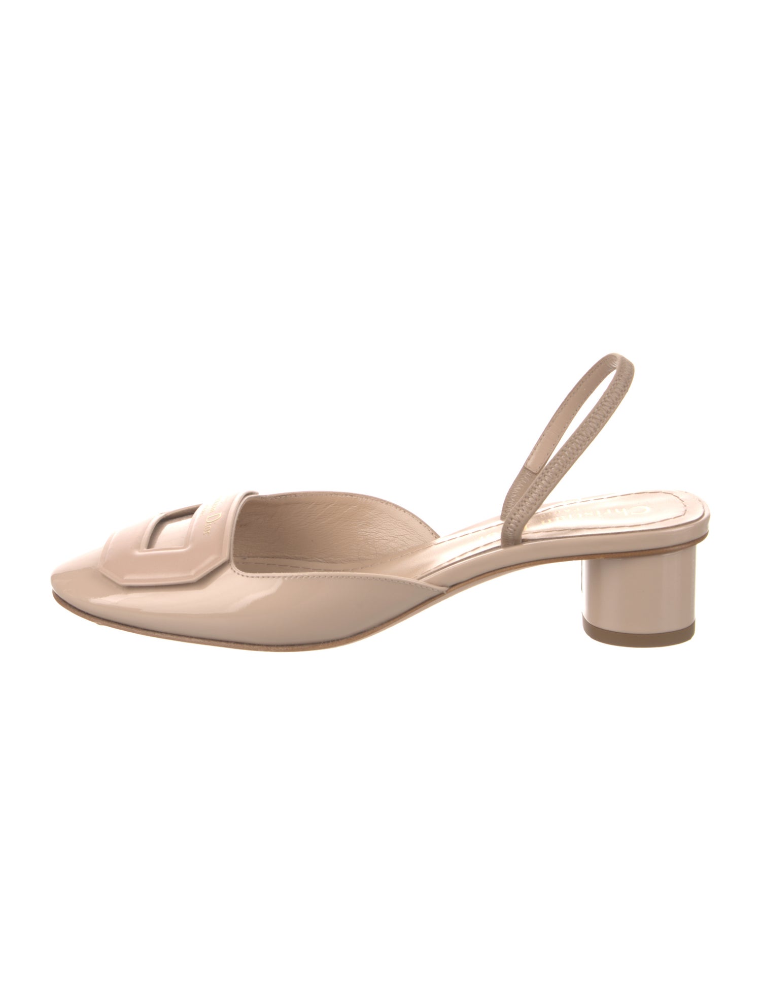 Christian Dior Patent Leather Slingback Pumps