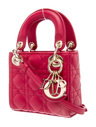 Christian Dior Cannage Lady Dior Micro