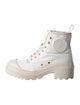 Christian Dior Canvas Combat Boots