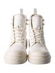 Christian Dior Canvas Combat Boots