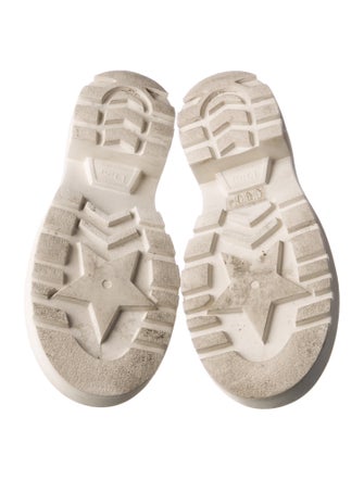 Christian Dior Canvas Combat Boots