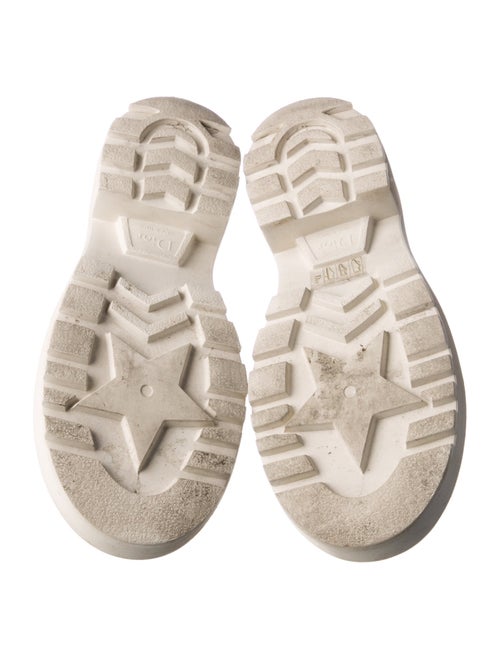 Christian Dior Canvas Combat Boots