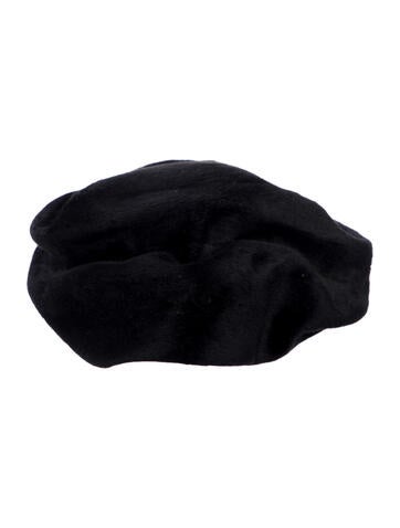 Christian Dior Hats Solid Felt Beret